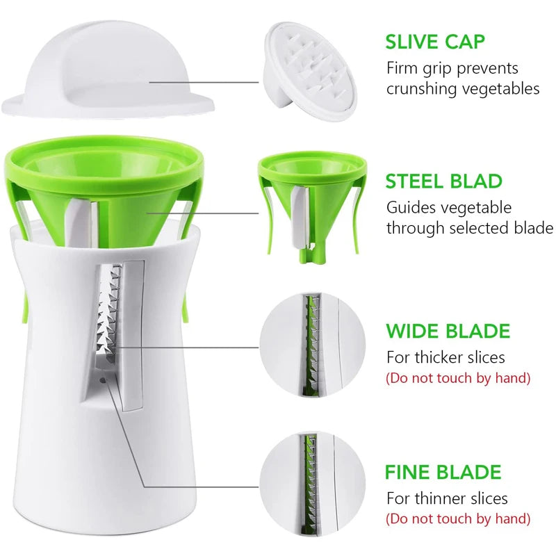 Vegetable & Fruit Spiralizer Grater