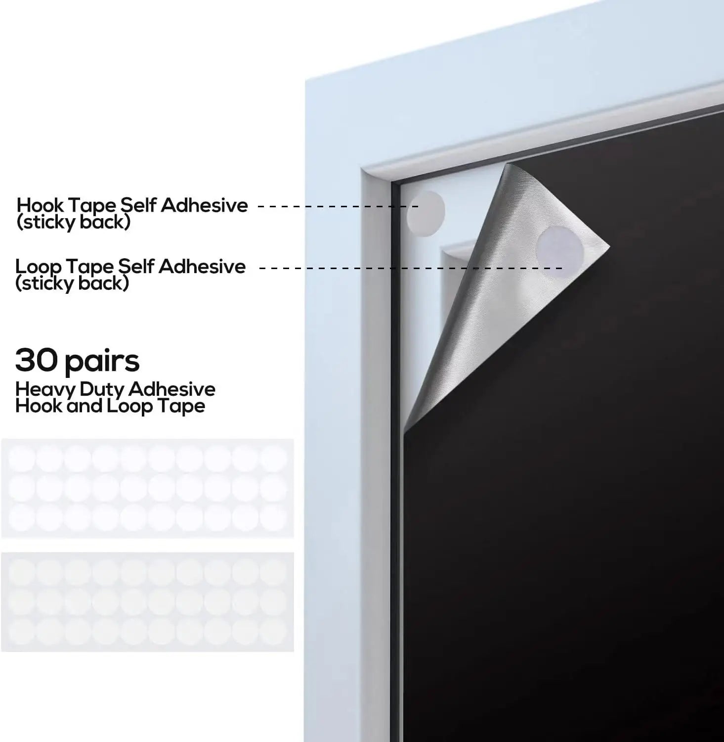 DIY Removable Blackout Curtain