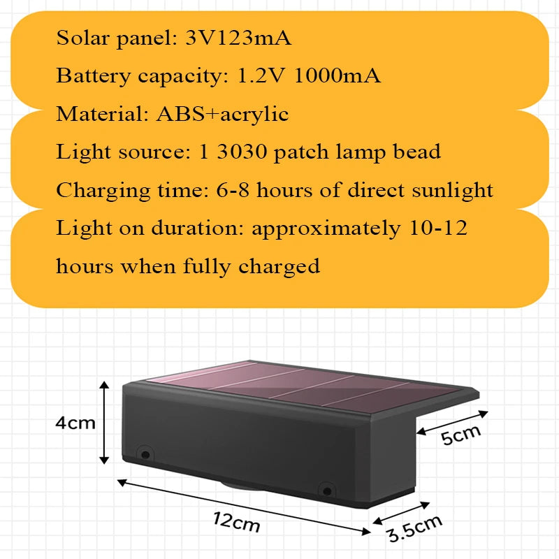 Solar Outdoor Waterproof Courtyard Lamp