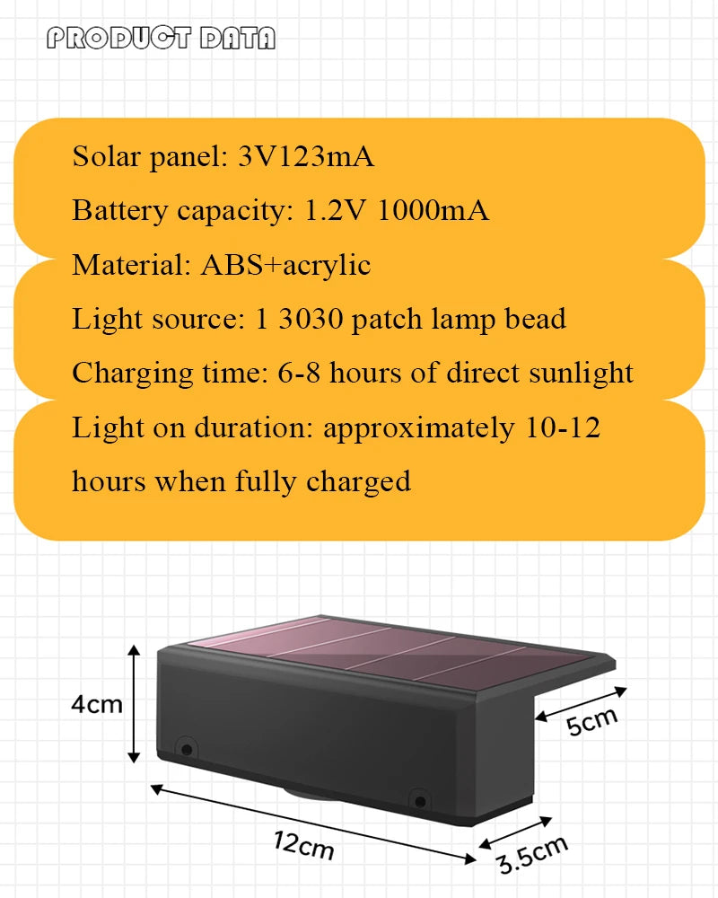 Solar Outdoor Waterproof Courtyard Lamp