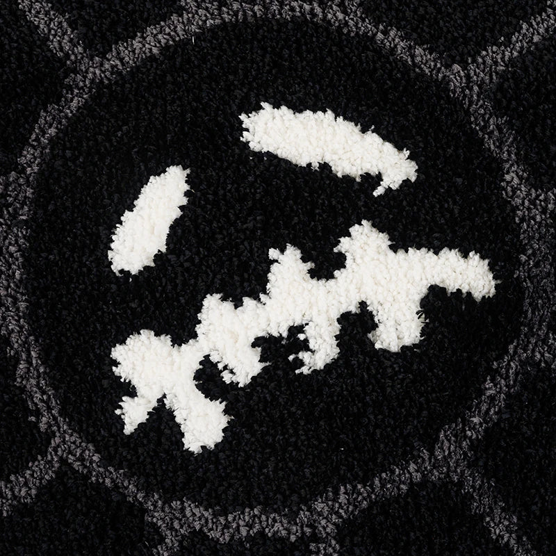 Smiling Face Flower Nonslip Tufted Rug