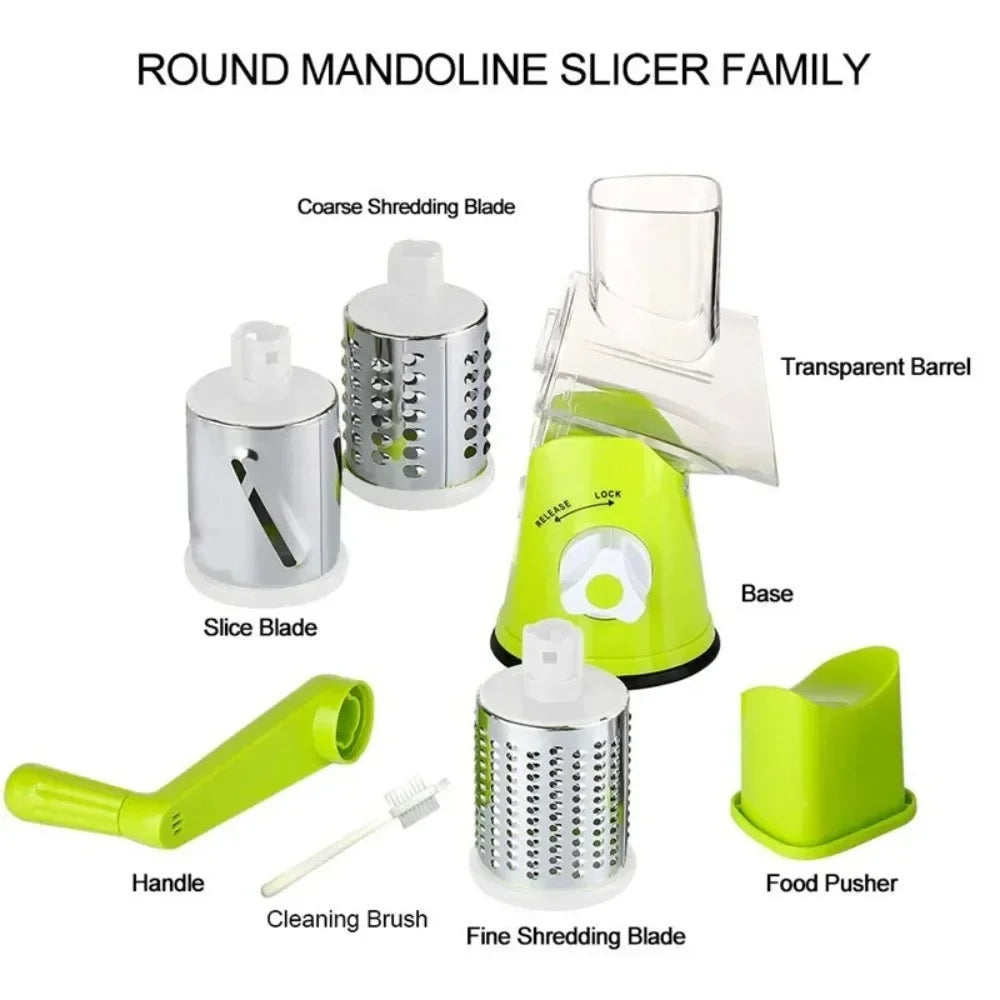 Multifunctional Vegetable & Cheese Shredder