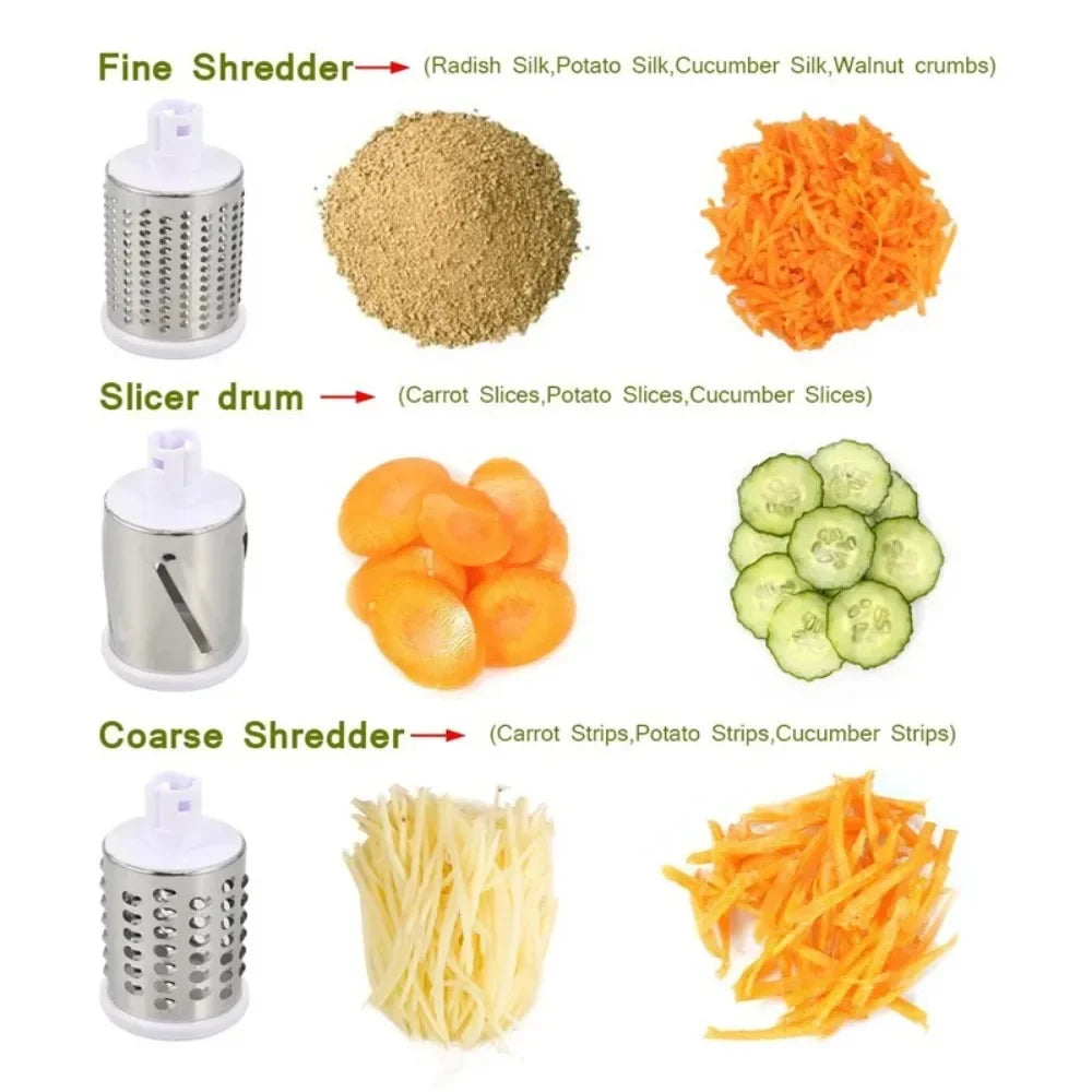 Multifunctional Vegetable & Cheese Shredder