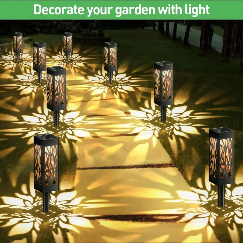 Solar Outdoor Waterproof Upgraded Bright Solar Pathway Lights