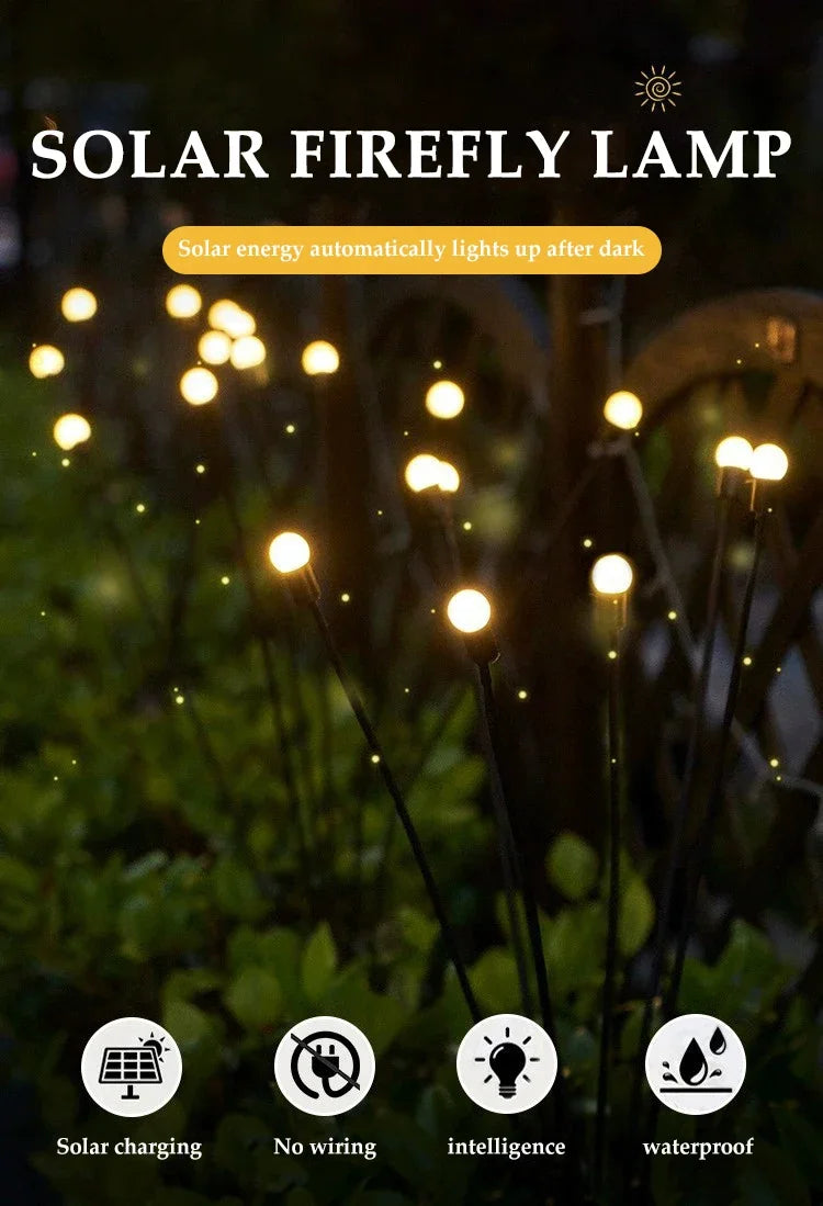 Solar Outdoor Waterproof LED Garden Lights