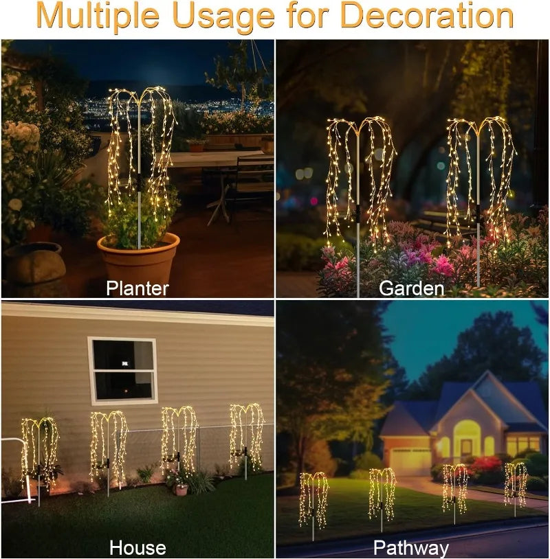 Solar Outdoor Waterproof Artificial Tree Lights