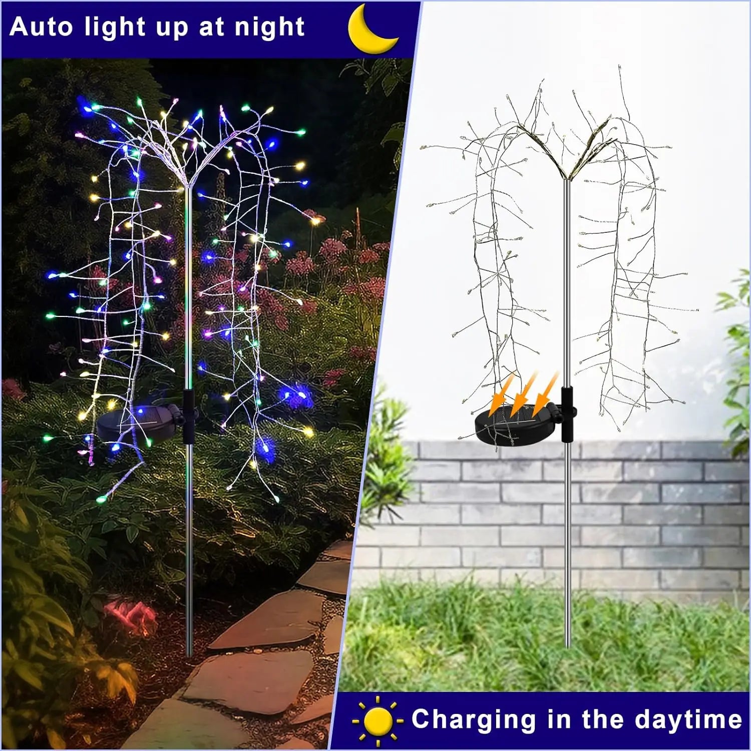 Solar Outdoor Waterproof Artificial Tree Lights