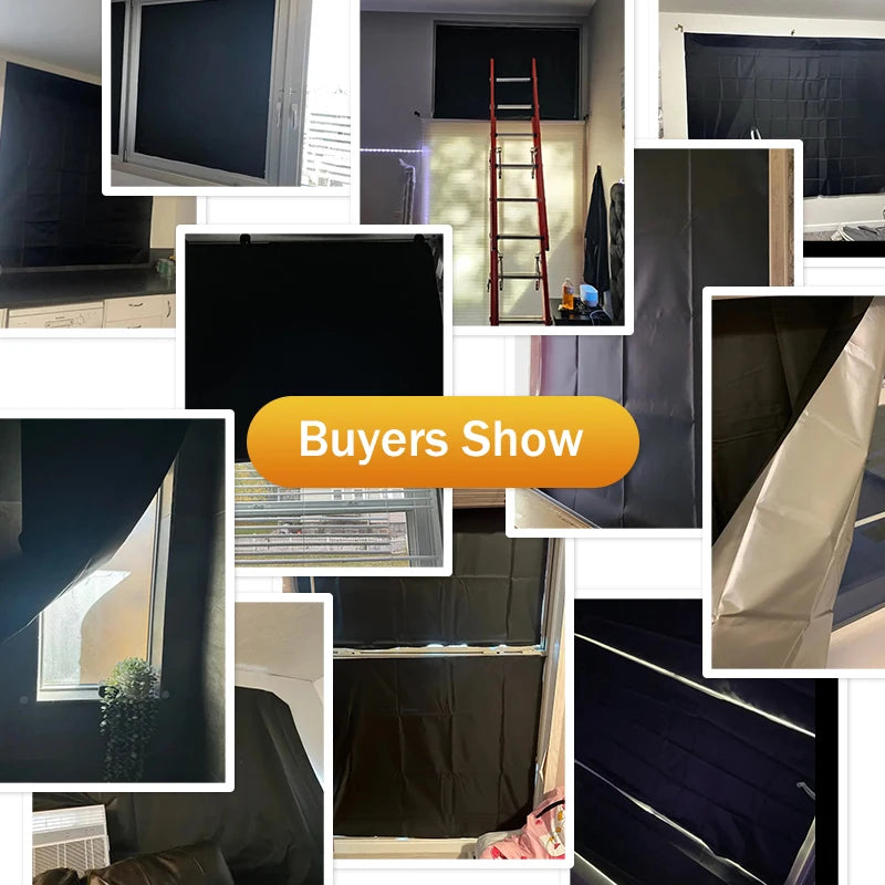 DIY Removable Blackout Curtain