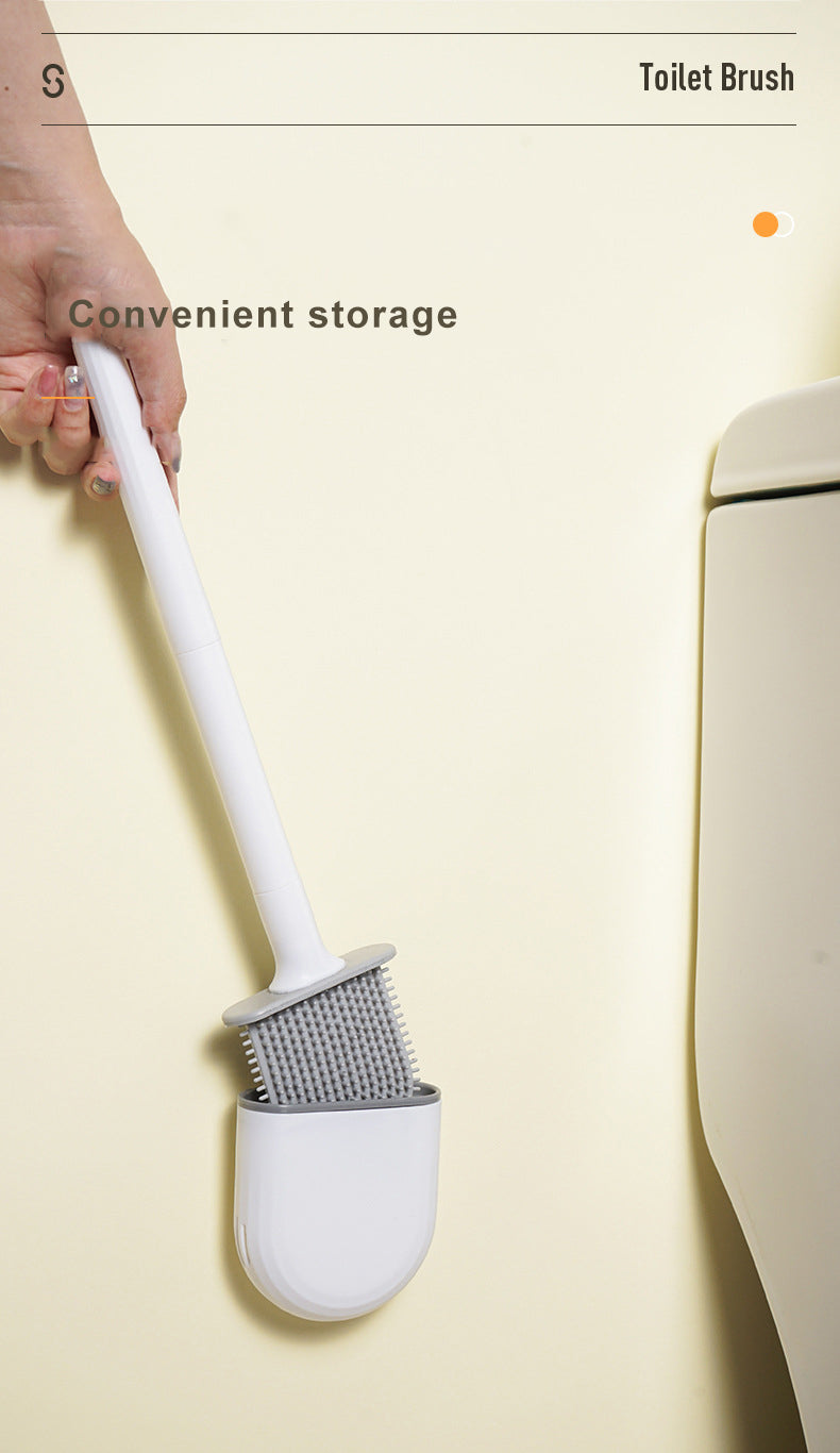 Wall Mounted Silicone Flat Head Cleaning Brush