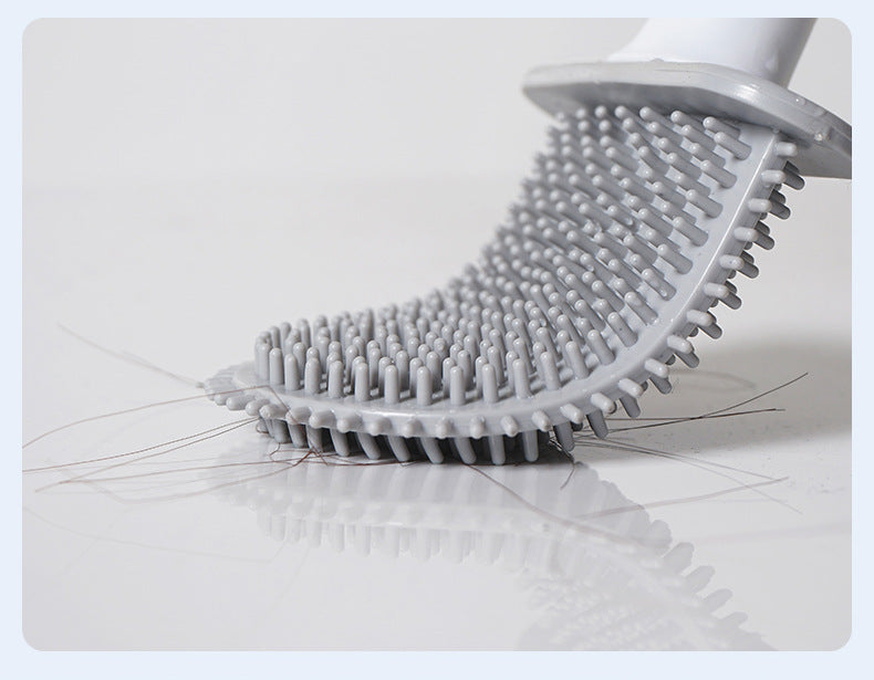 Wall Mounted Silicone Flat Head Cleaning Brush