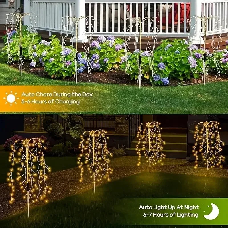 Solar Outdoor Waterproof Artificial Tree Lights
