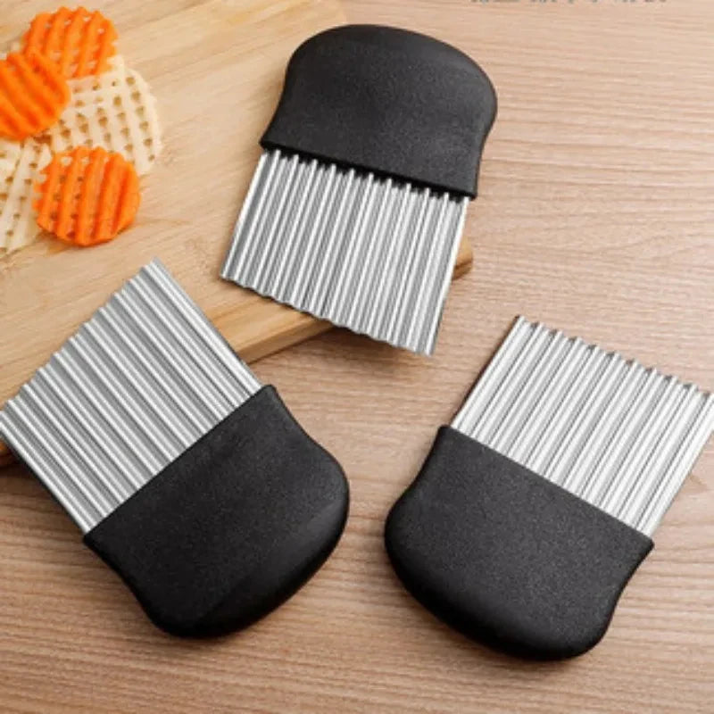 Stainless Steel Potato Chip Cutter Gadget