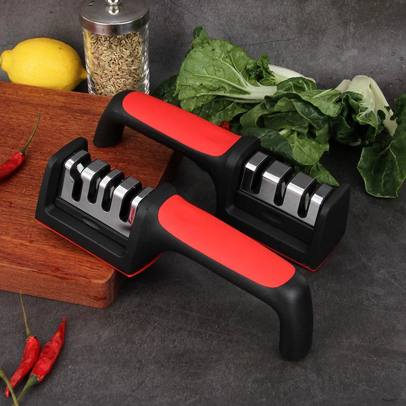 Smart Household Black Knife Sharpener