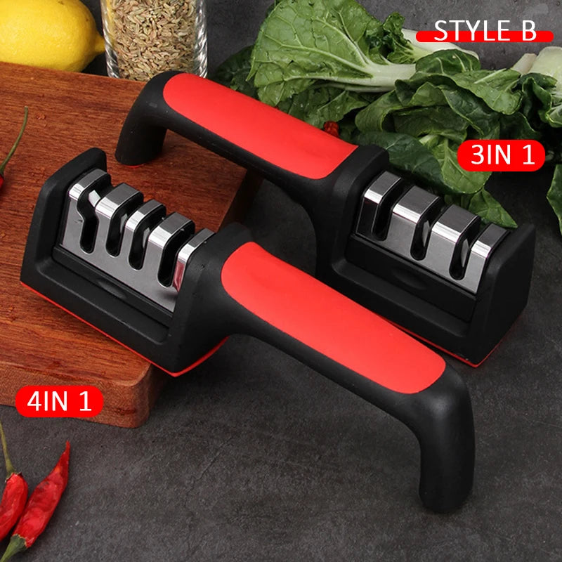 Smart Household Black Knife Sharpener