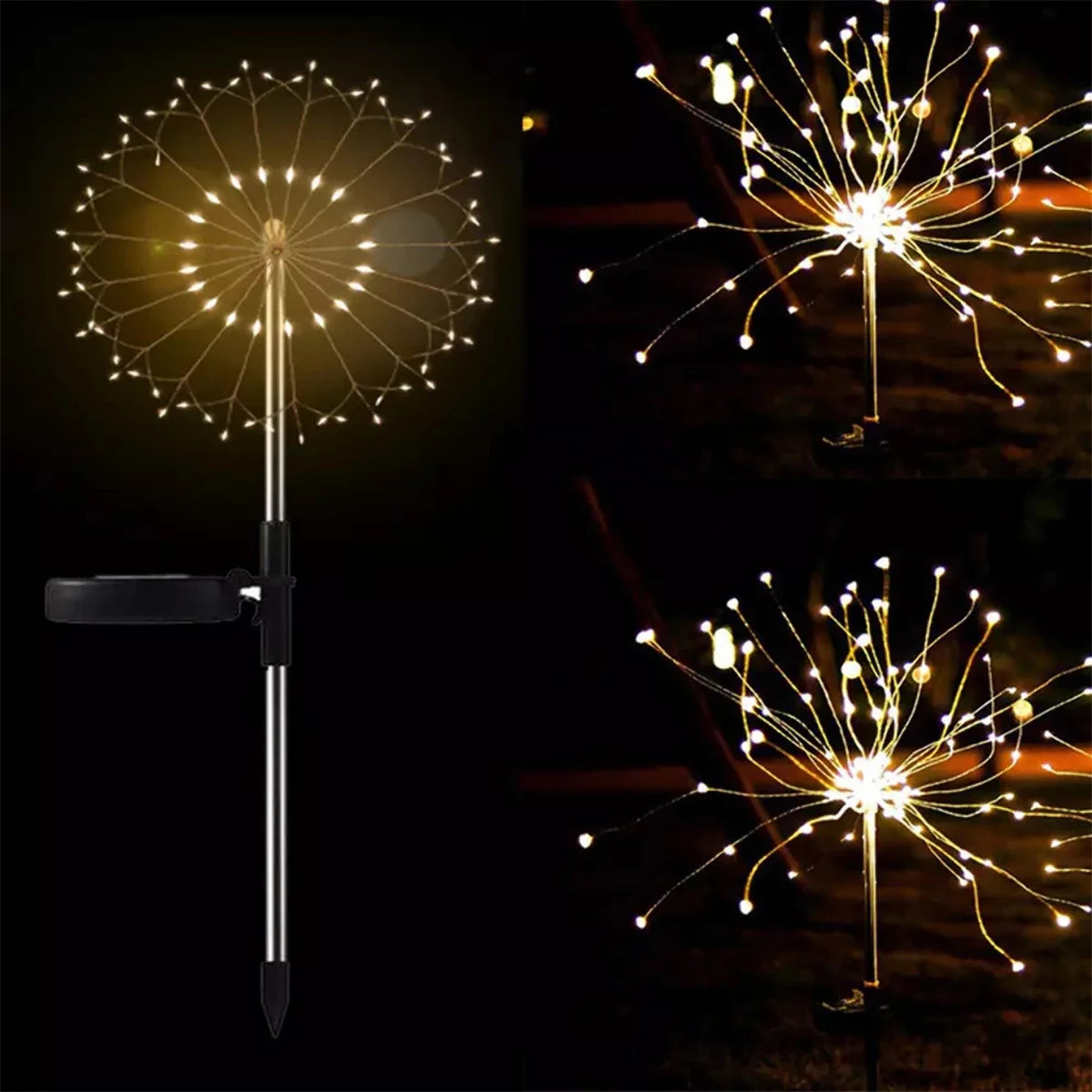 420LED IP65 Waterproof Solar Fireworks Light