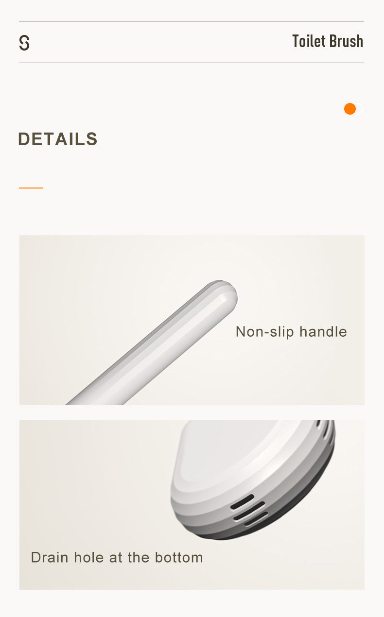 Wall Mounted Silicone Flat Head Cleaning Brush