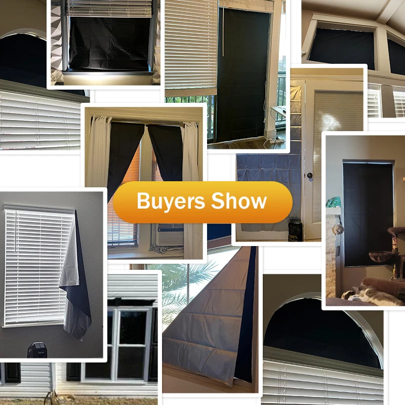 DIY Removable Blackout Curtain