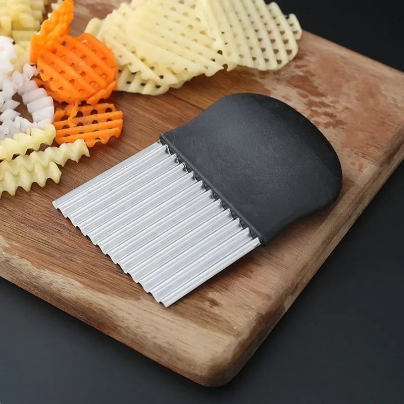 Stainless Steel Potato Chip Cutter Gadget