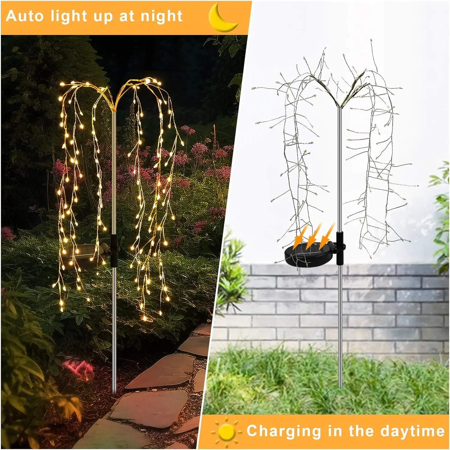 Solar Outdoor Waterproof Artificial Tree Lights
