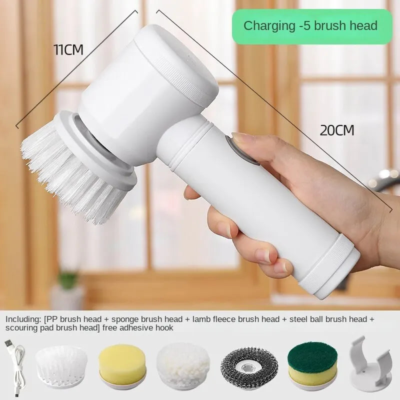 Wireless Handheld Multi-functional Electric Cleaning Brush