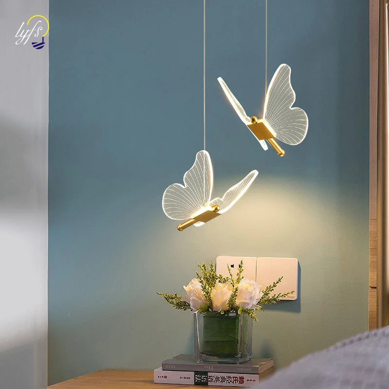Creative Butterfly LED Pendant Light Fixture