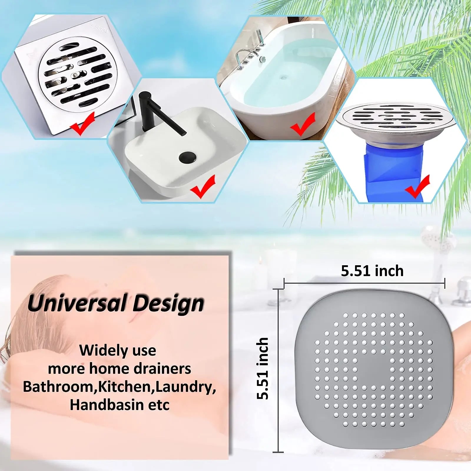 Silicone Sink Strainer