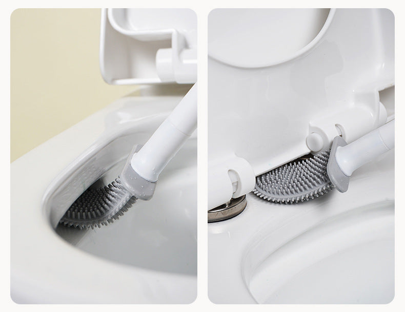 Wall Mounted Silicone Flat Head Cleaning Brush