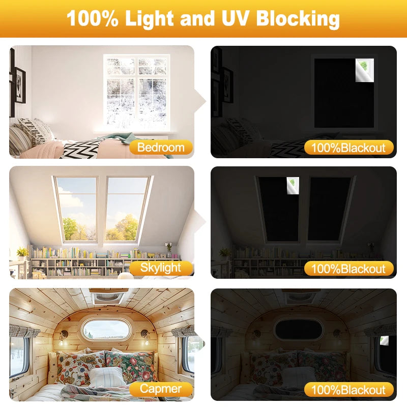 DIY Removable Blackout Curtain