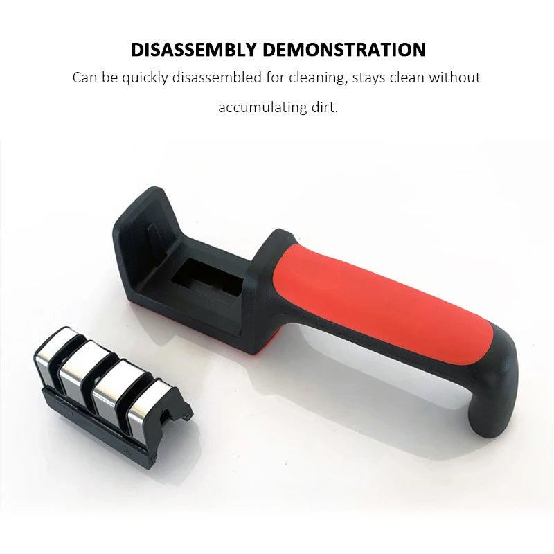 Smart Household Black Knife Sharpener