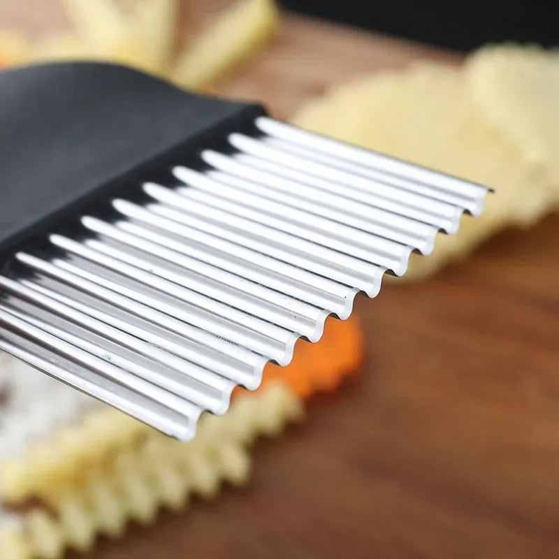 Stainless Steel Potato Chip Cutter Gadget