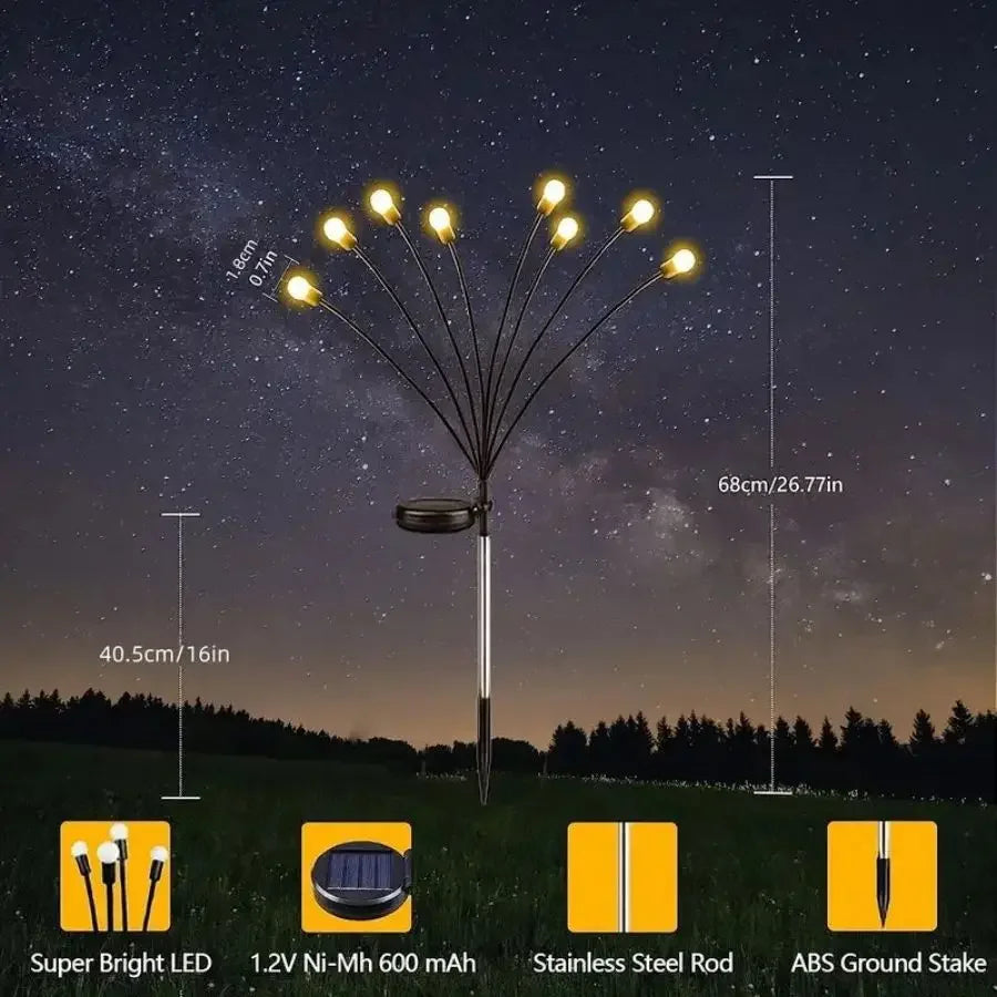 Solar Outdoor Waterproof LED Garden Lights