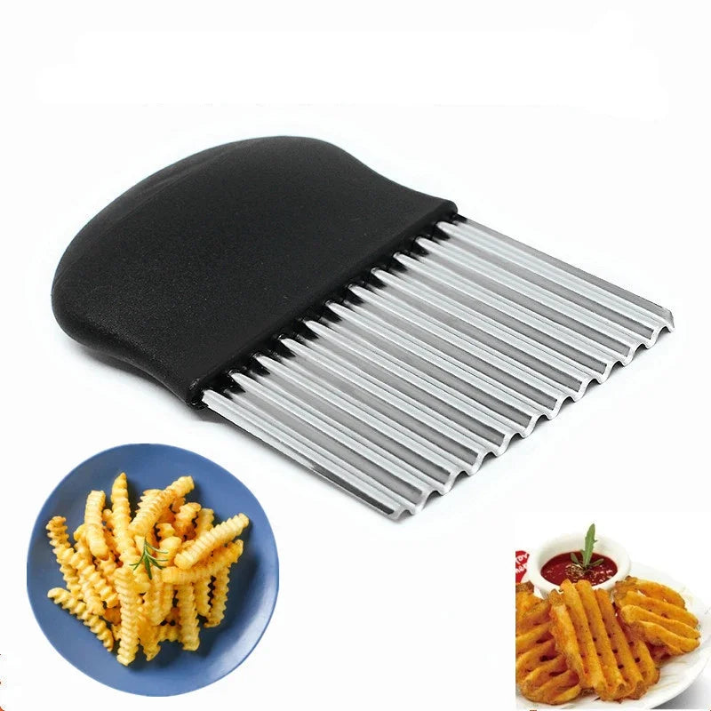 Stainless Steel Potato Chip Cutter Gadget
