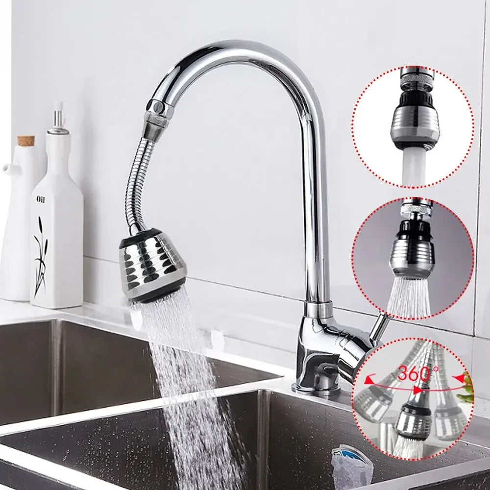 Turbo Flex 360° Flexible Faucet Sprayer