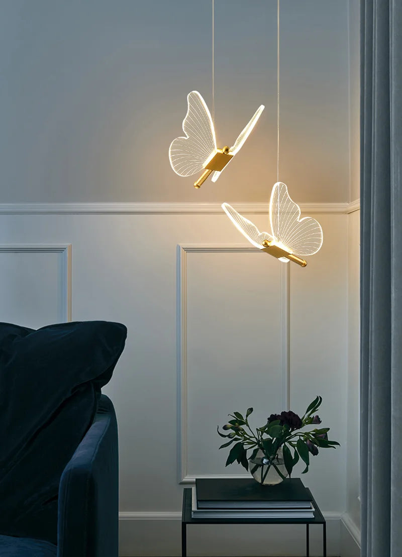 Creative Butterfly LED Pendant Light Fixture