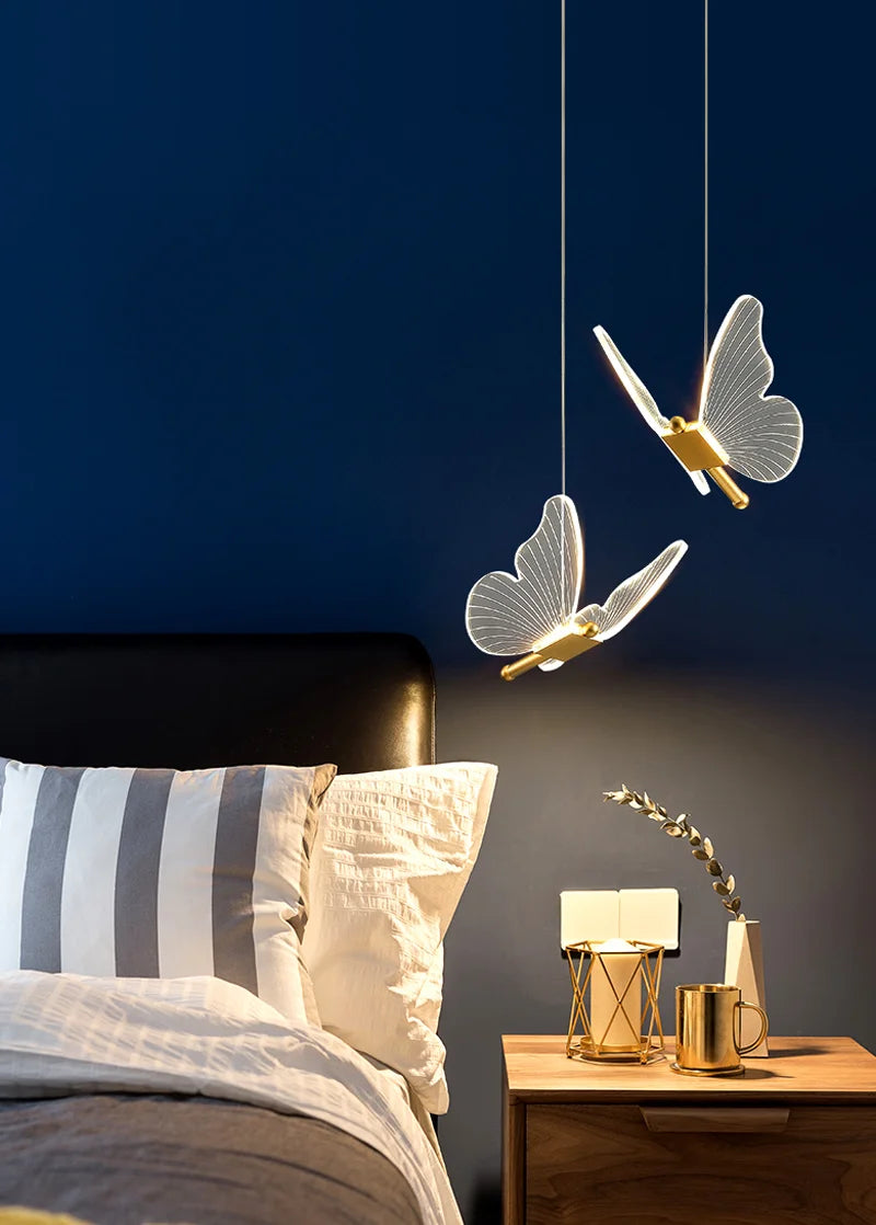 Creative Butterfly LED Pendant Light Fixture
