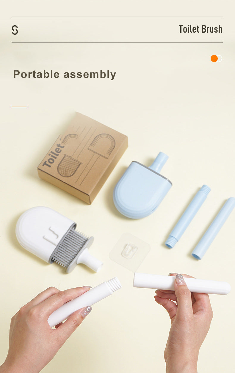 Wall Mounted Silicone Flat Head Cleaning Brush
