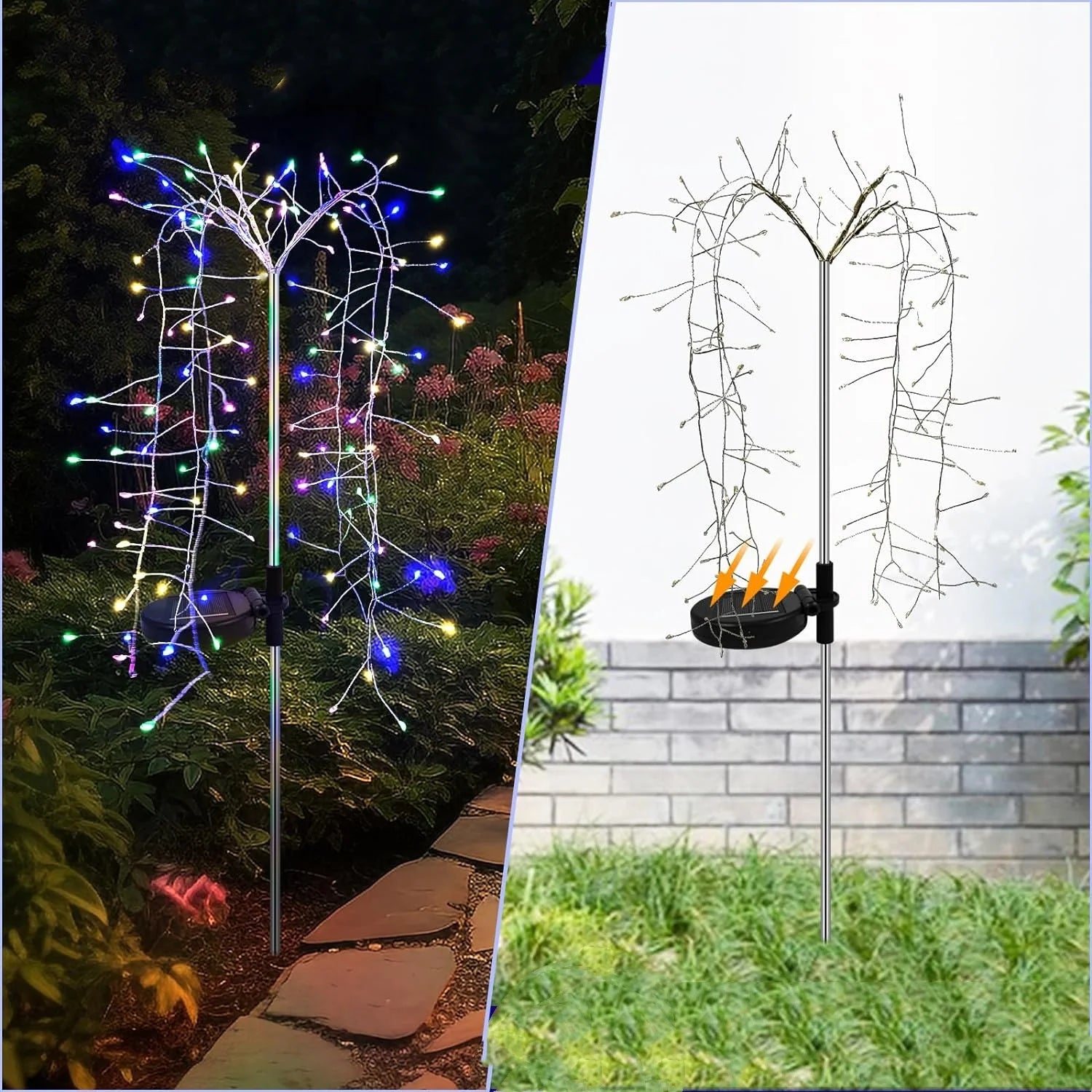 Solar Outdoor Waterproof Artificial Tree Lights