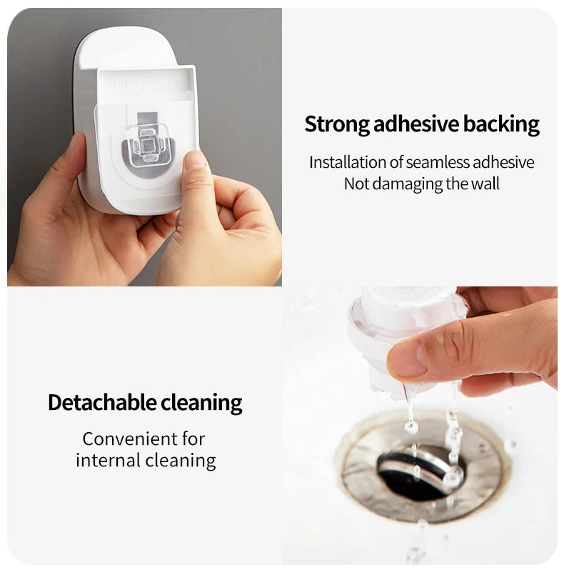 Wall-mounted automatic toothpaste squeezer