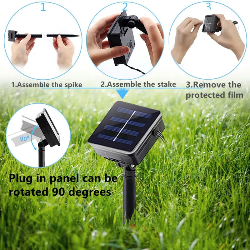 Solar Outdoor Waterproof Meteor Shower Rain Lights
