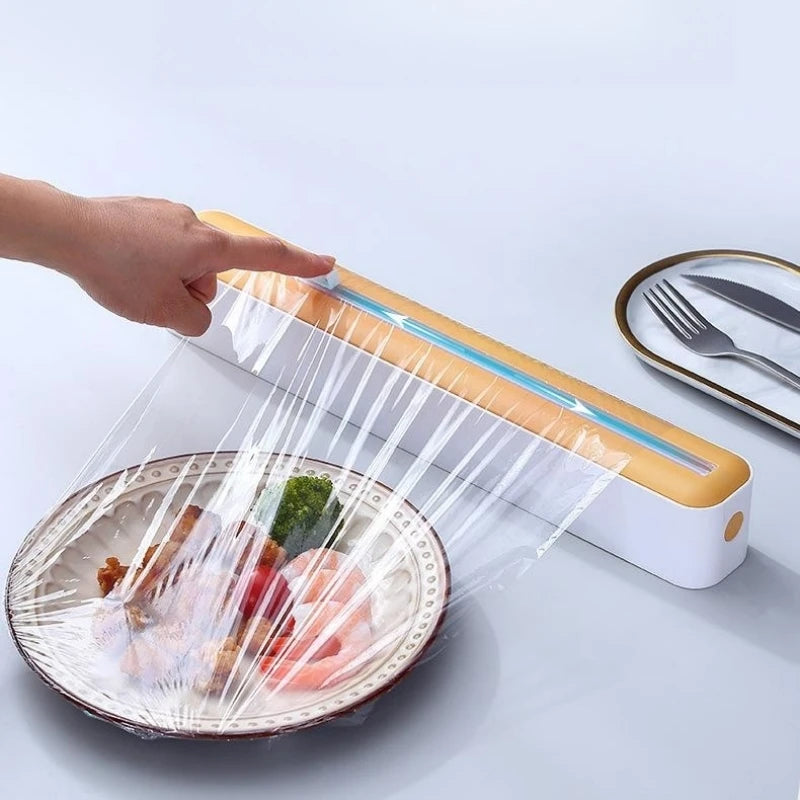 Food Plastic Cling Wrap Cutter Holder