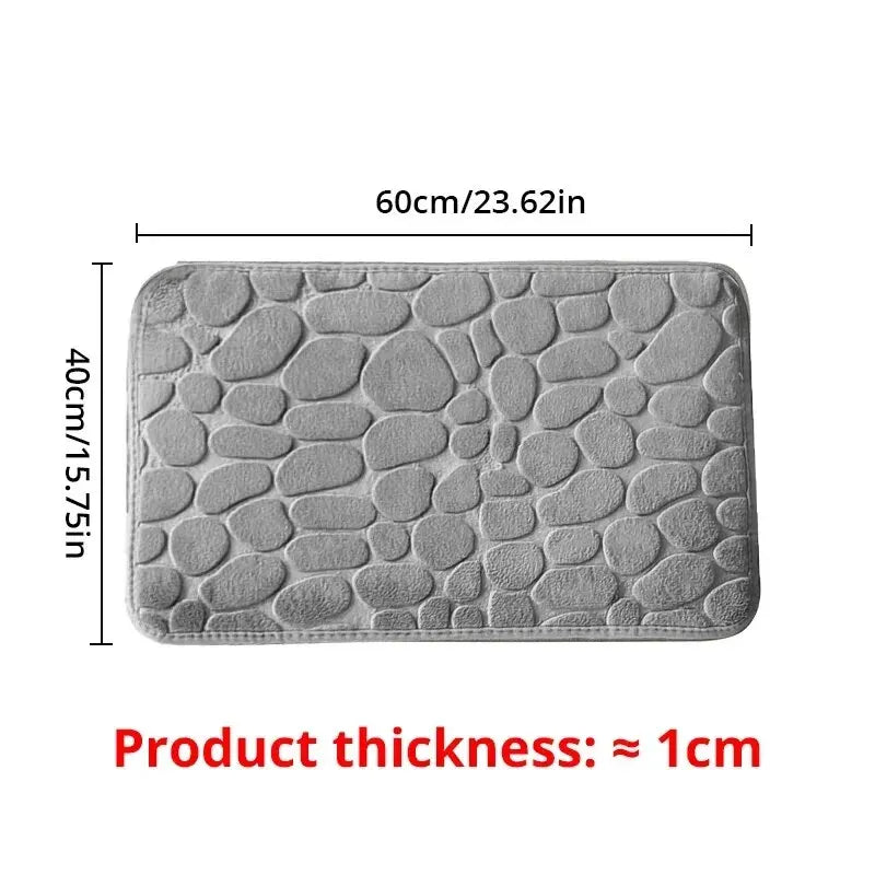 Memory Foam Embossed Velvet Non-Slip Carpet