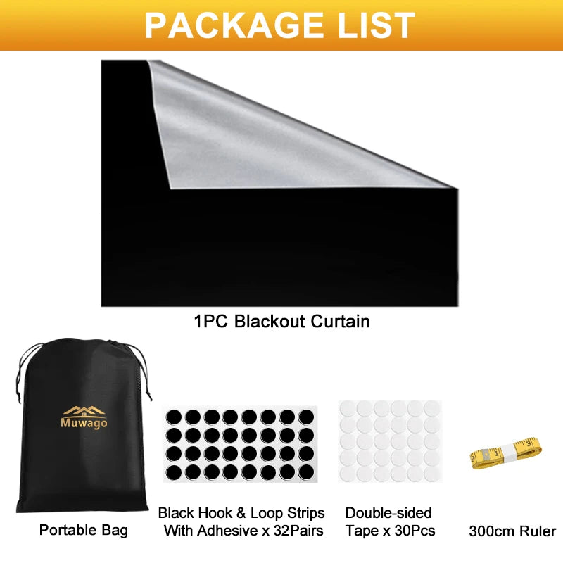 DIY Removable Blackout Curtain