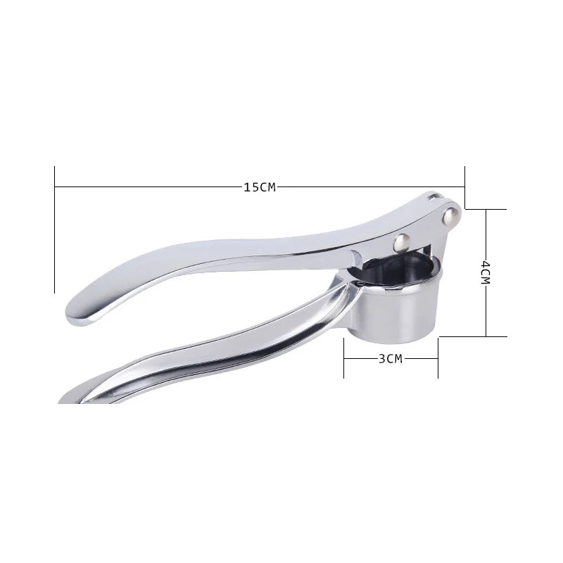 Stainless Steel Garlic Press Crusher