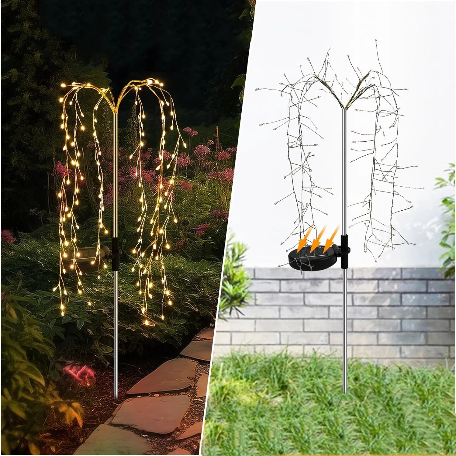 Solar Outdoor Waterproof Artificial Tree Lights