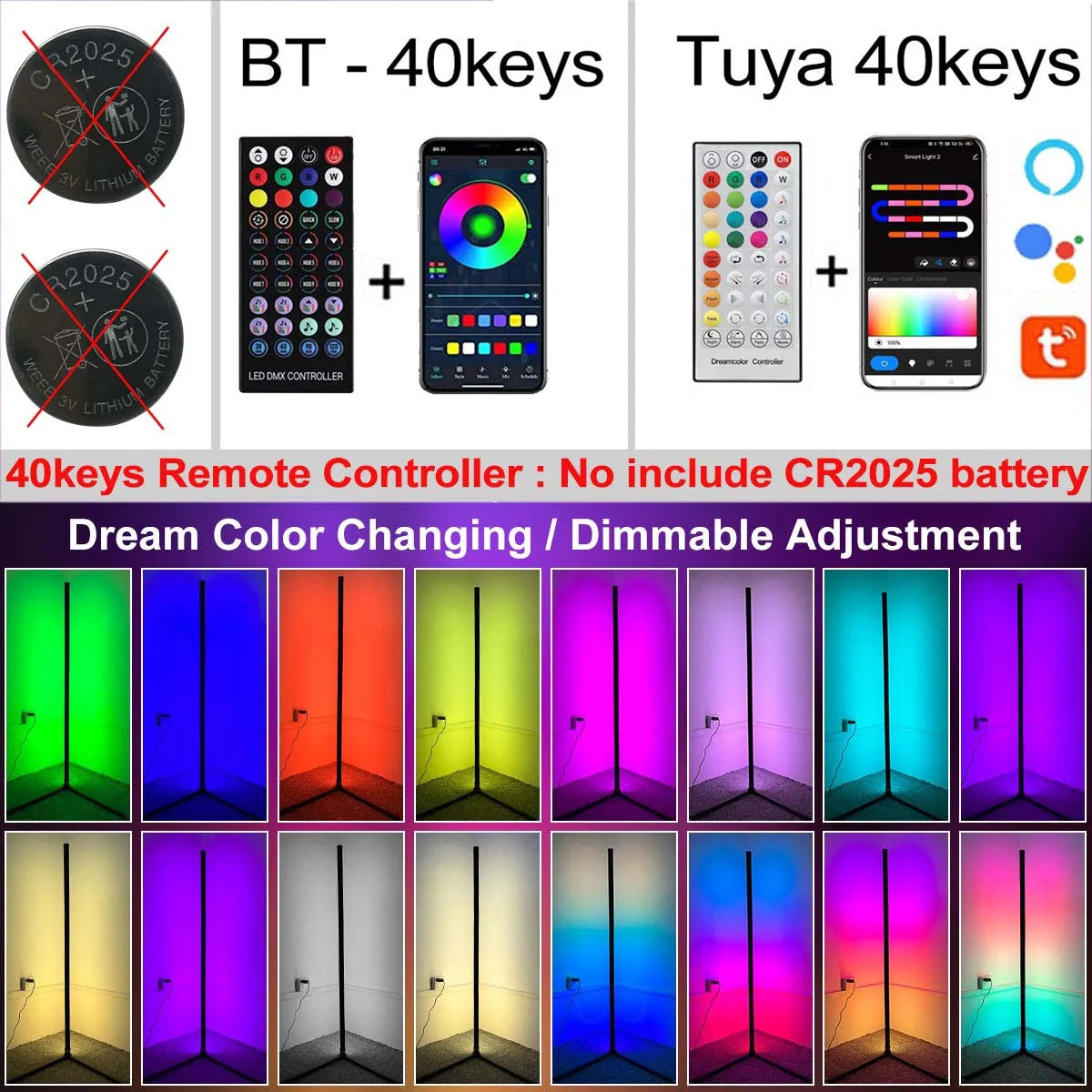 Smart Dimmable RGB LED Modern Mood Lighting
