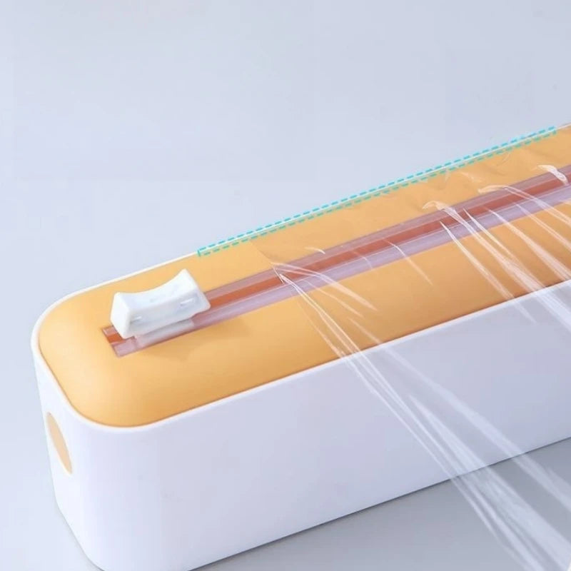 Food Plastic Cling Wrap Cutter Holder