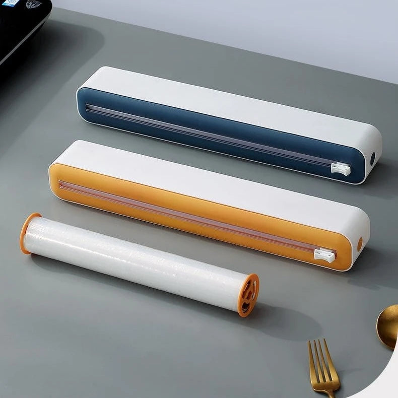 Food Plastic Cling Wrap Cutter Holder