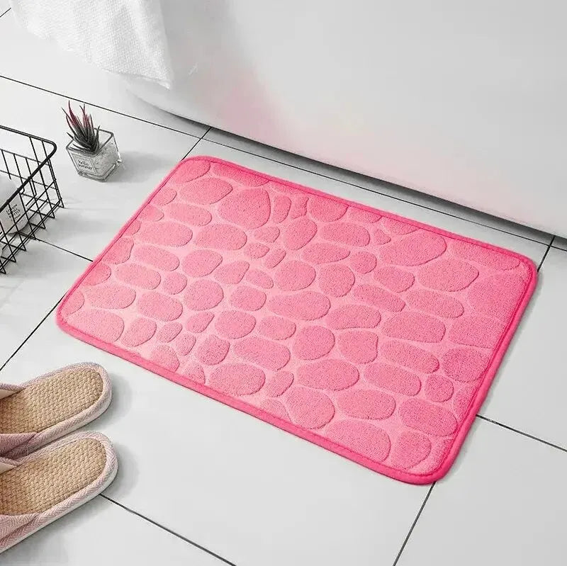 Memory Foam Embossed Velvet Non-Slip Carpet
