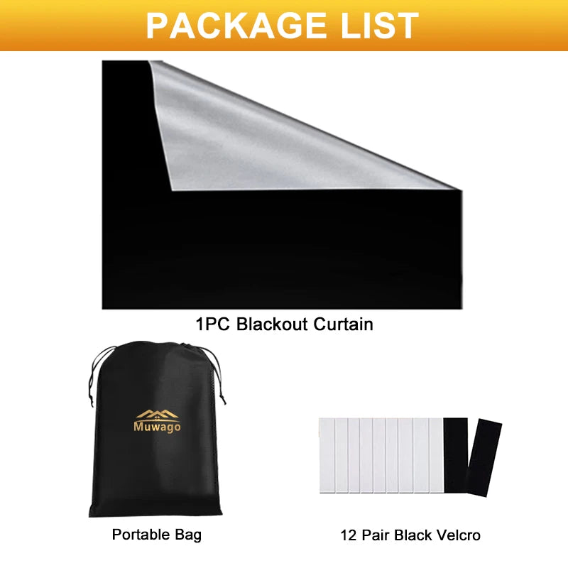 DIY Removable Blackout Curtain