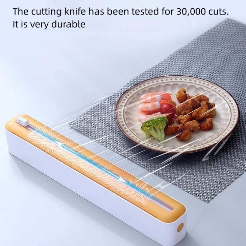 Food Plastic Cling Wrap Cutter Holder